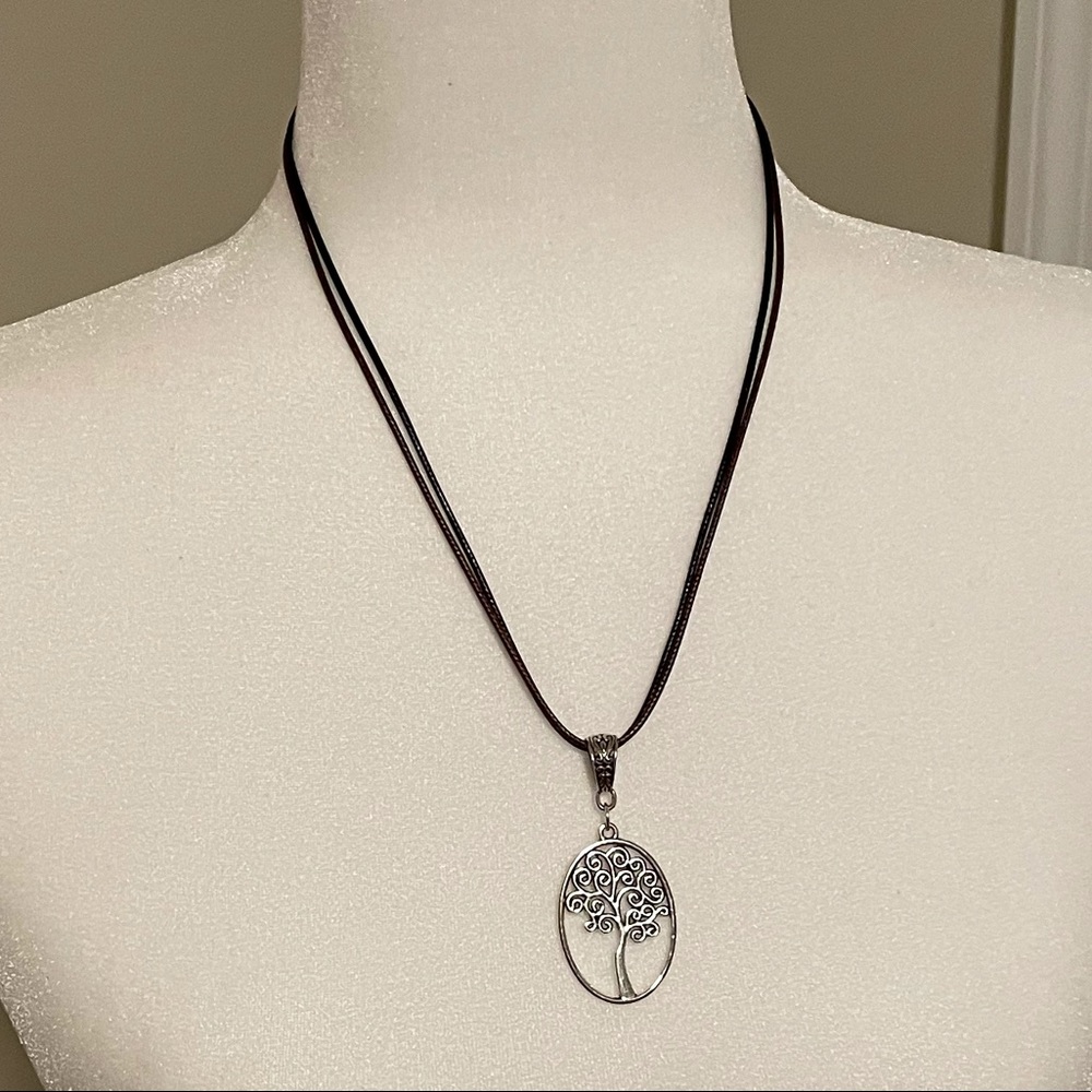 Necklace with Tree Pendant